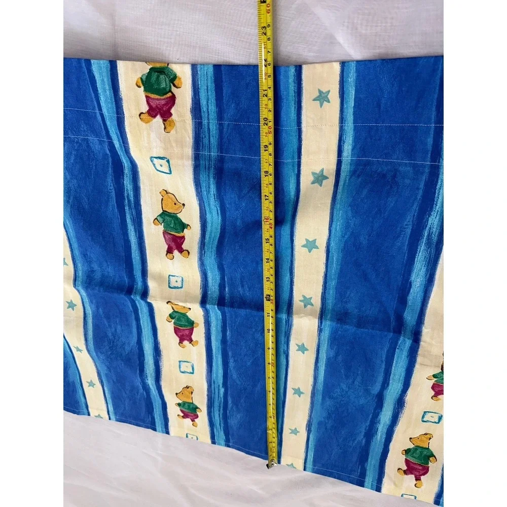 New Disney Winnie The Pooh Handmade Graphic Print Curtain Valance Nursery 54x24